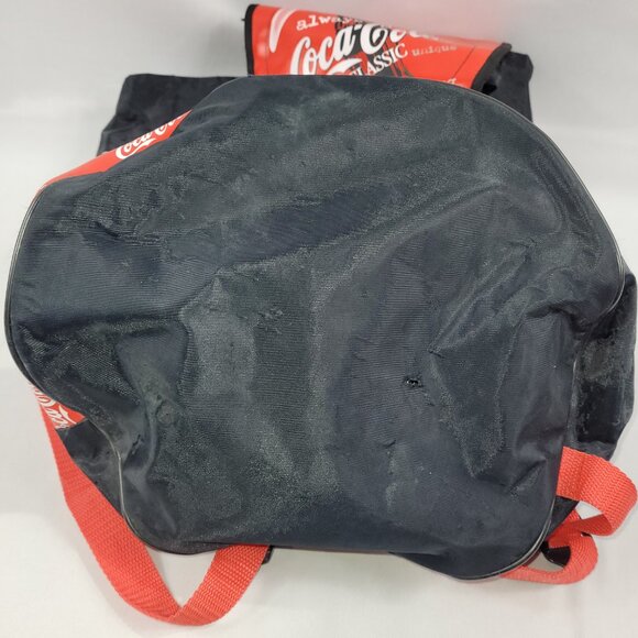 Coca Cola Classic Vintage Backpack Beach Bag Coke Carry Tote - Picture 5 of 5